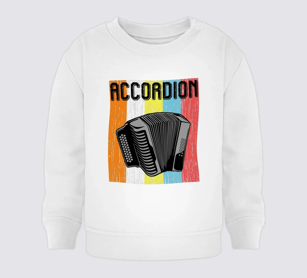 ACCORDION RETRO DESIGN felpa neonato da ririedis