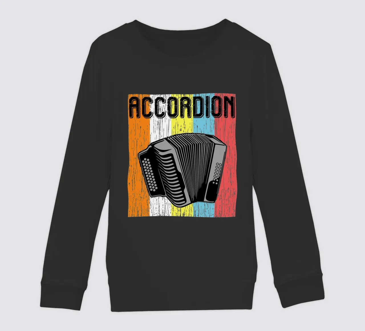 ACCORDION RETRO DESIGN felpa bambino da ririedis