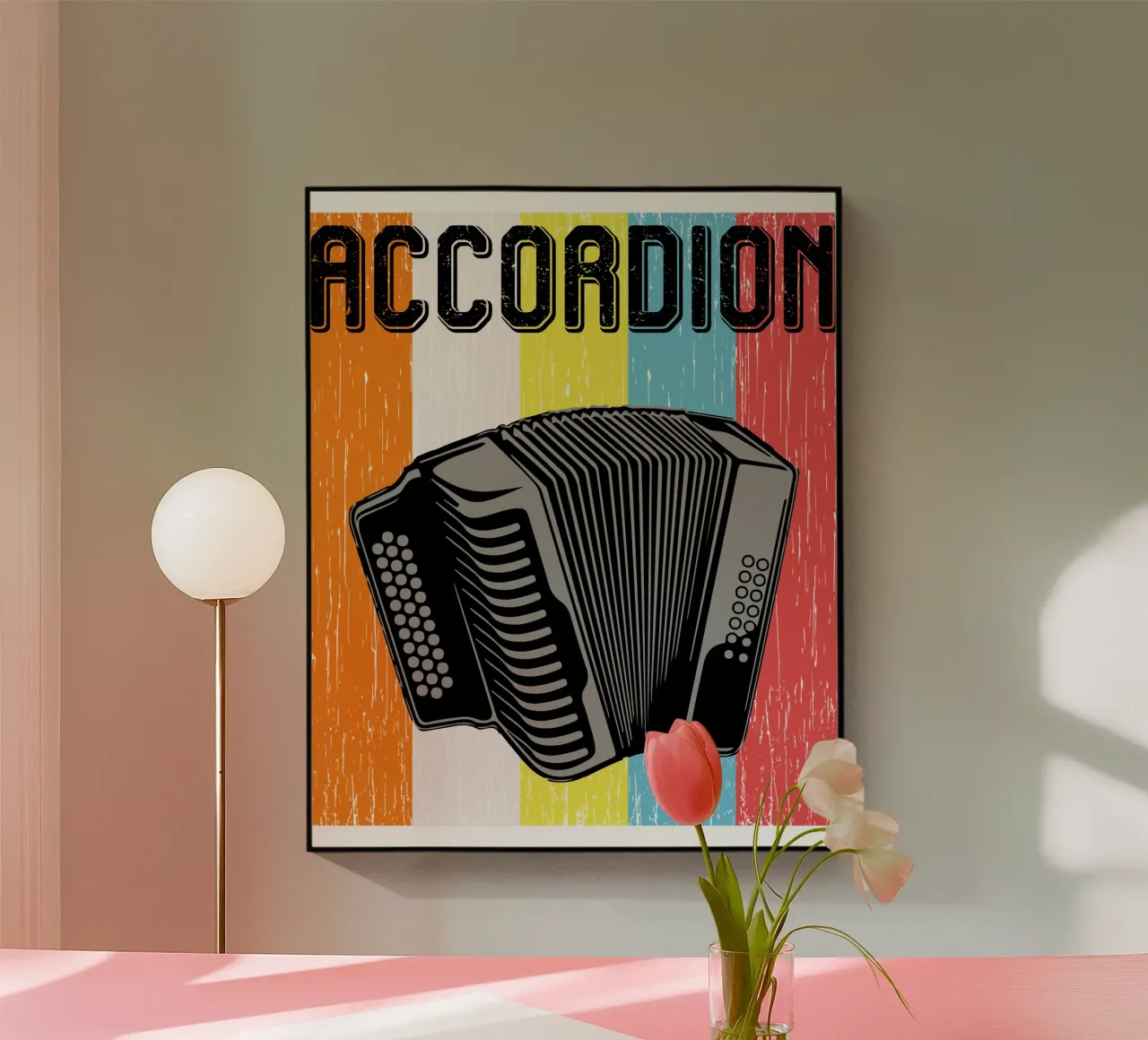 ACCORDION RETRO DESIGN plexiglass da ririedis