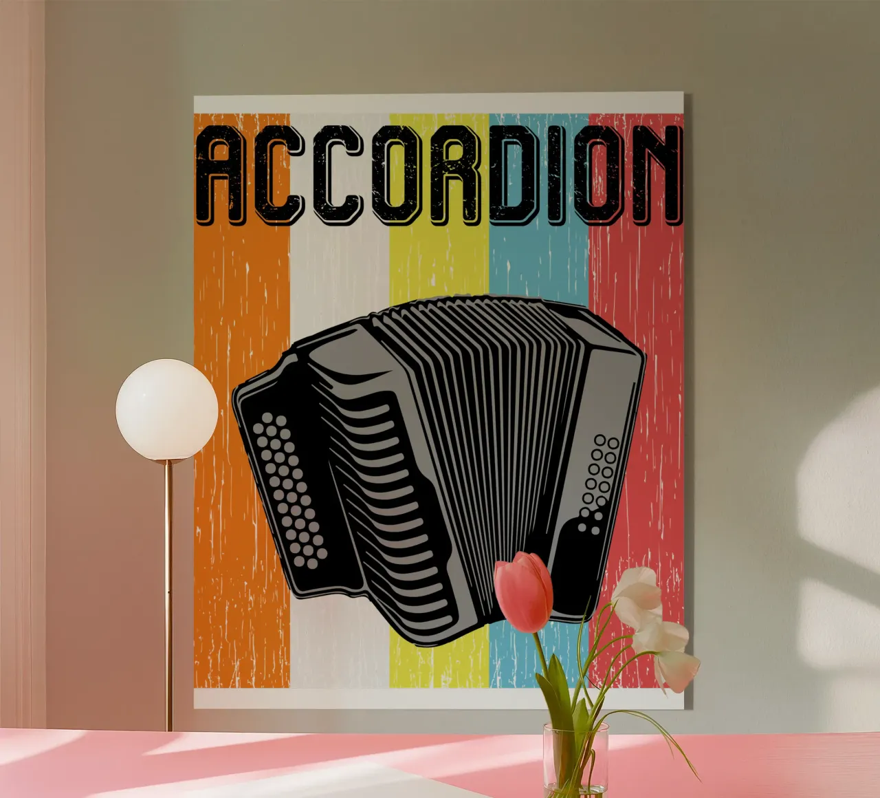 ACCORDION RETRO DESIGN plexiglass da ririedis