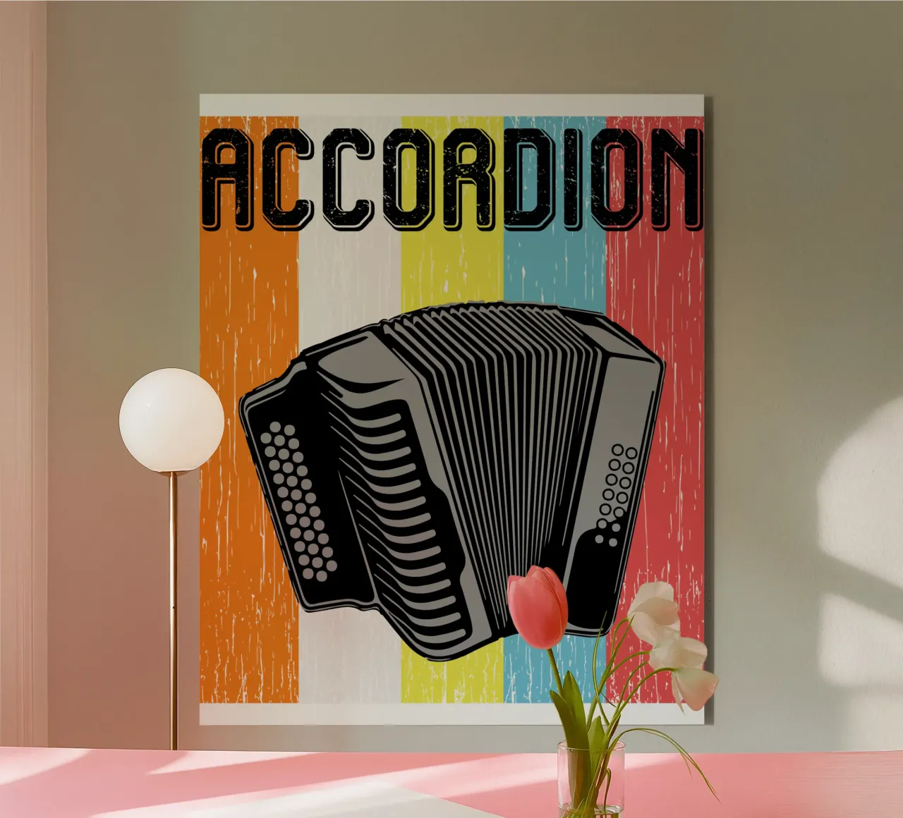 ACCORDION RETRO DESIGN alluminio dibond da ririedis