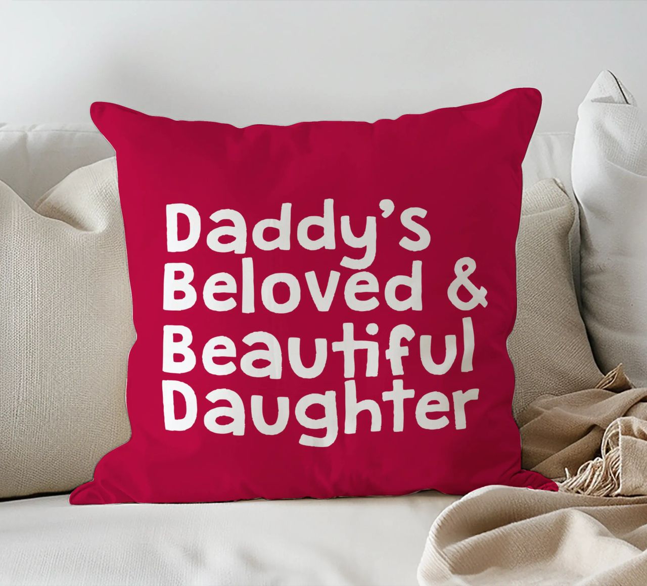 Daddy's beloved and beautiful daughter coussin de happieeagle
