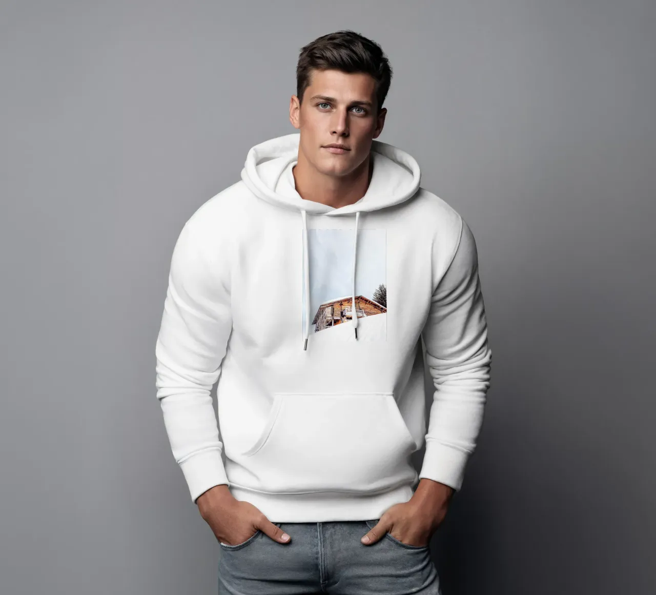 Rifugio rustico design invernale felpa con cappuccio da Whole©