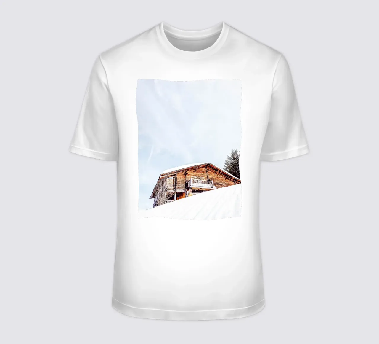 Rifugio rustico design invernale t-shirt da Whole©