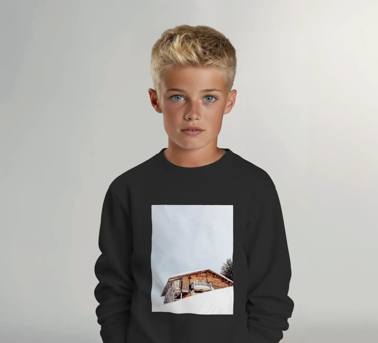 Rifugio rustico design invernale felpa bambino da Whole©