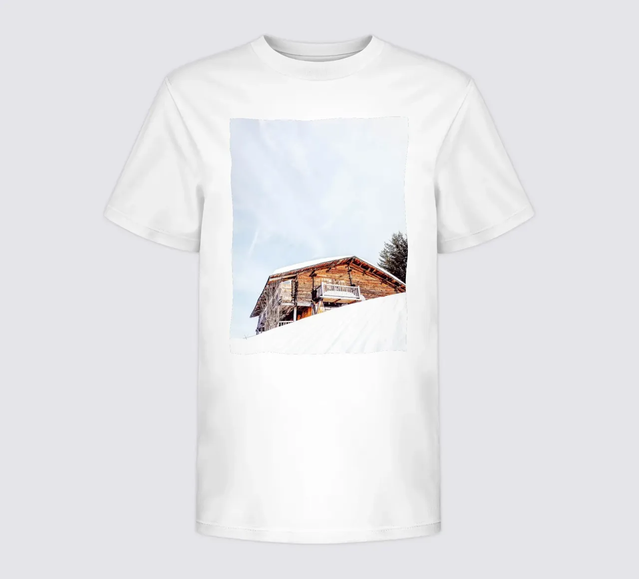 Rifugio rustico design invernale t-shirt bambini da Whole©