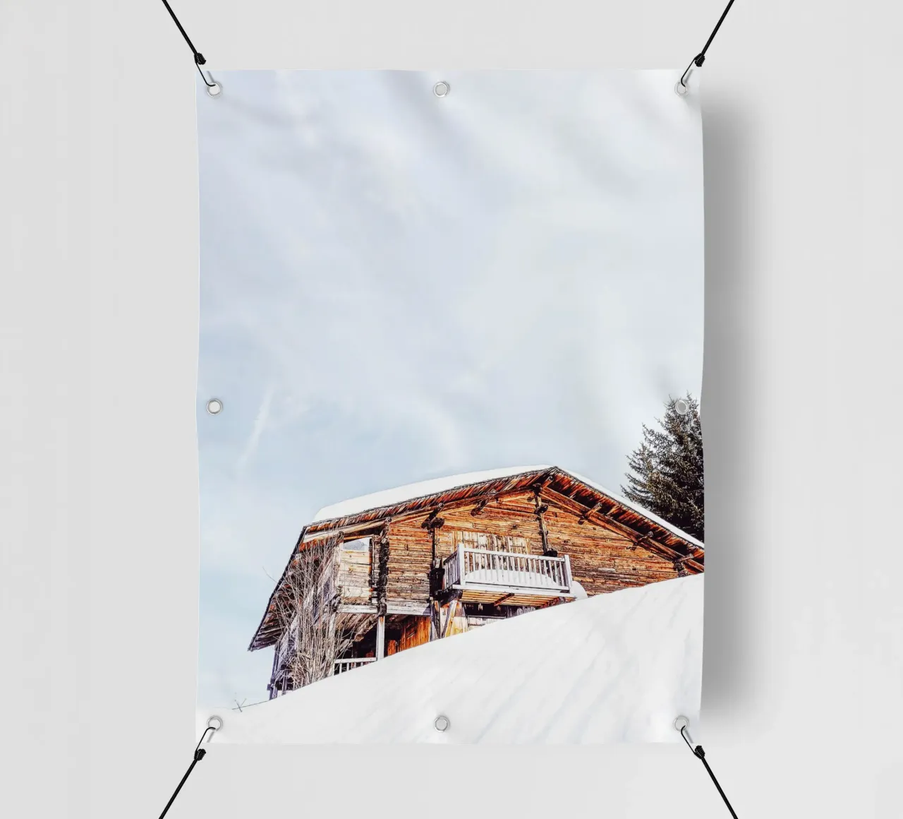 Rifugio rustico design invernale telo in pvc da Whole©