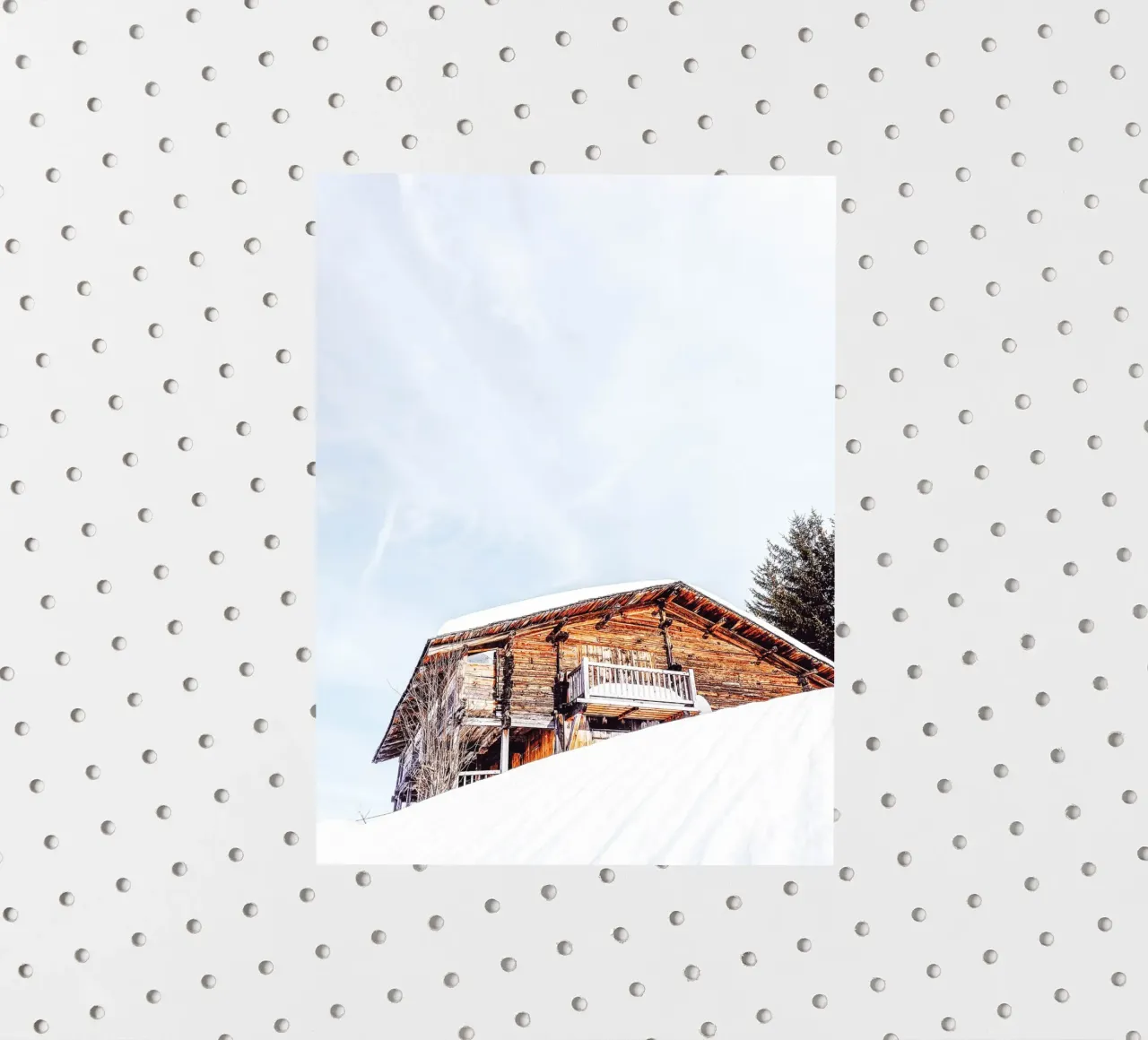Rifugio rustico design invernale adesivo da Whole©