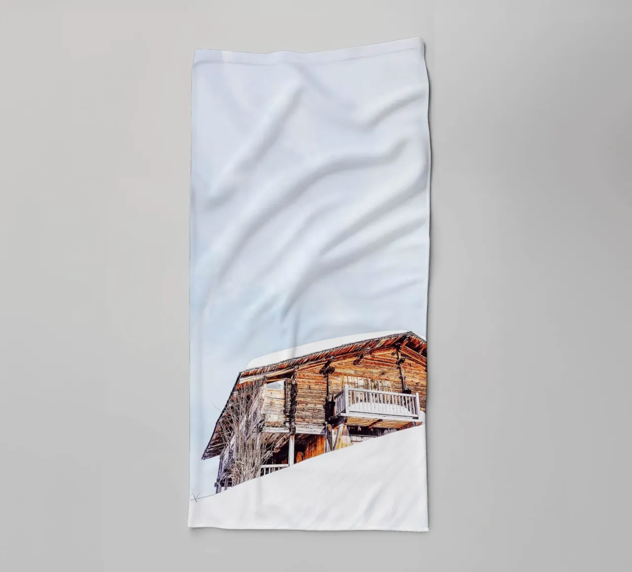 Rifugio rustico design invernale asciugamano da bagno da Whole©