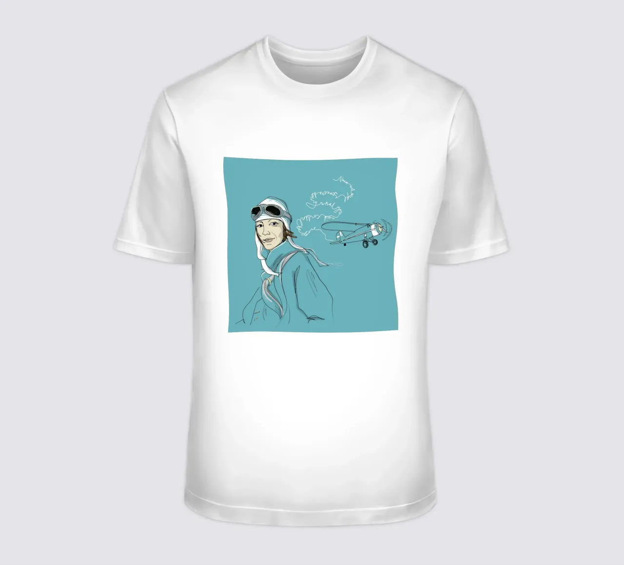 Amelia Earhart t-shirt da Christina Heitmann