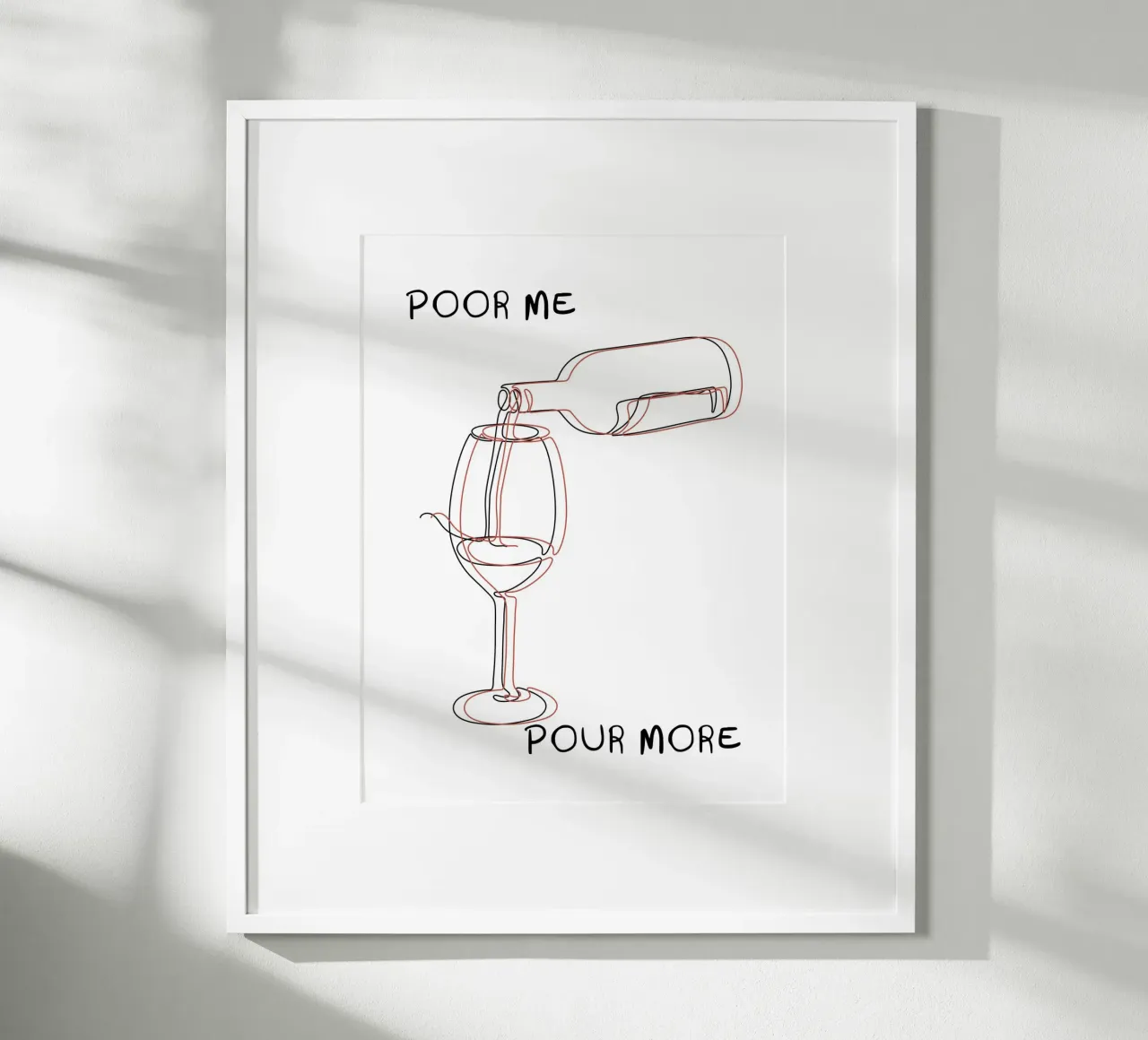 POOR ME POUR MORE poster da ramosashop