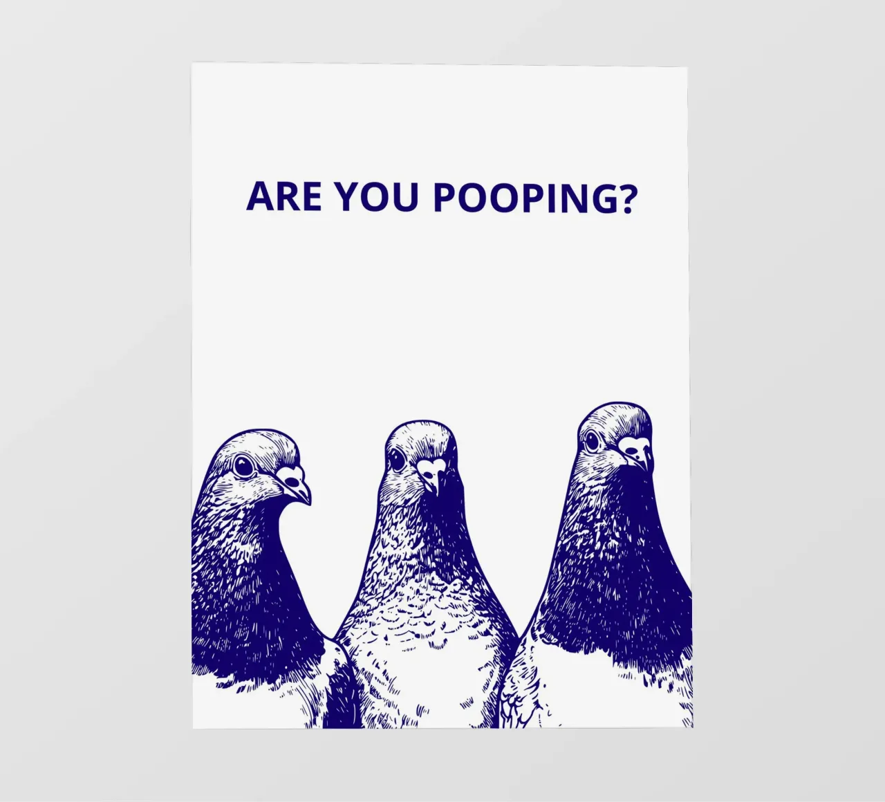 ARE YOU POOPING? pellicola backlit da ramosashop