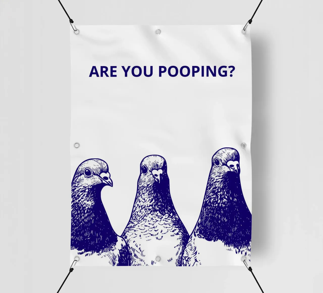 ARE YOU POOPING? telo in pvc da ramosashop
