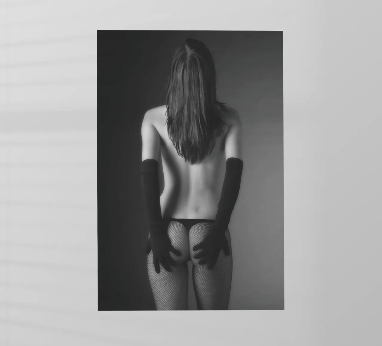 Collant e guanti a rete pellicola backlit da Dave Hare Photography