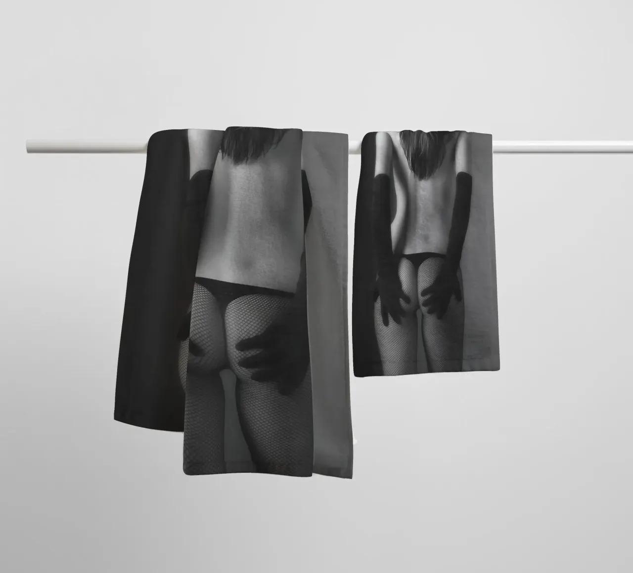 Collant e guanti a rete asciugamano da bagno da Dave Hare Photography