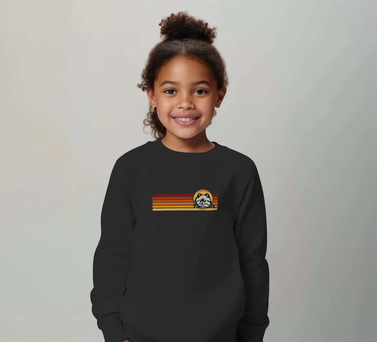 line retro chihuahua felpa bambino da ririedis