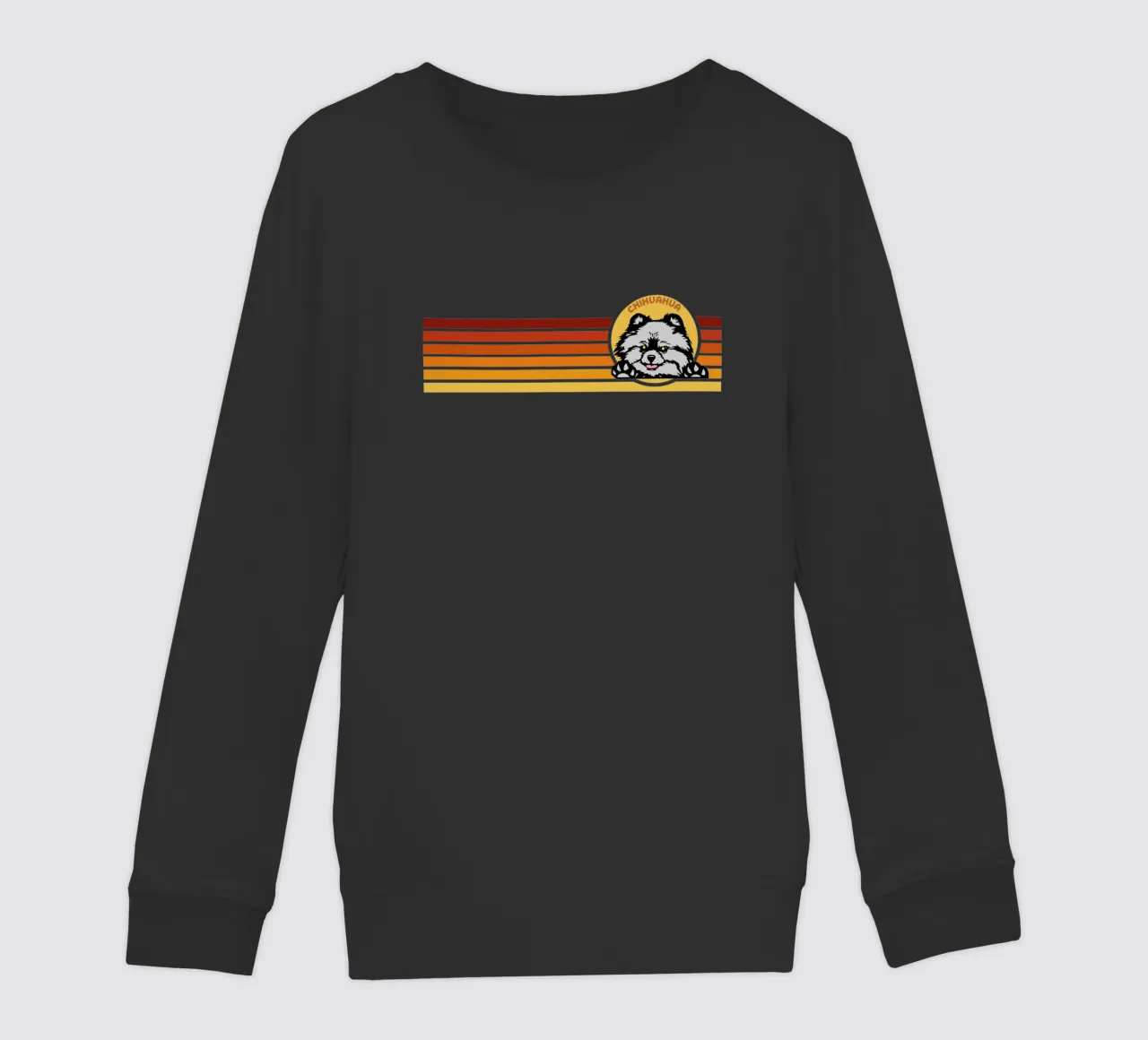 line retro chihuahua felpa bambino da ririedis