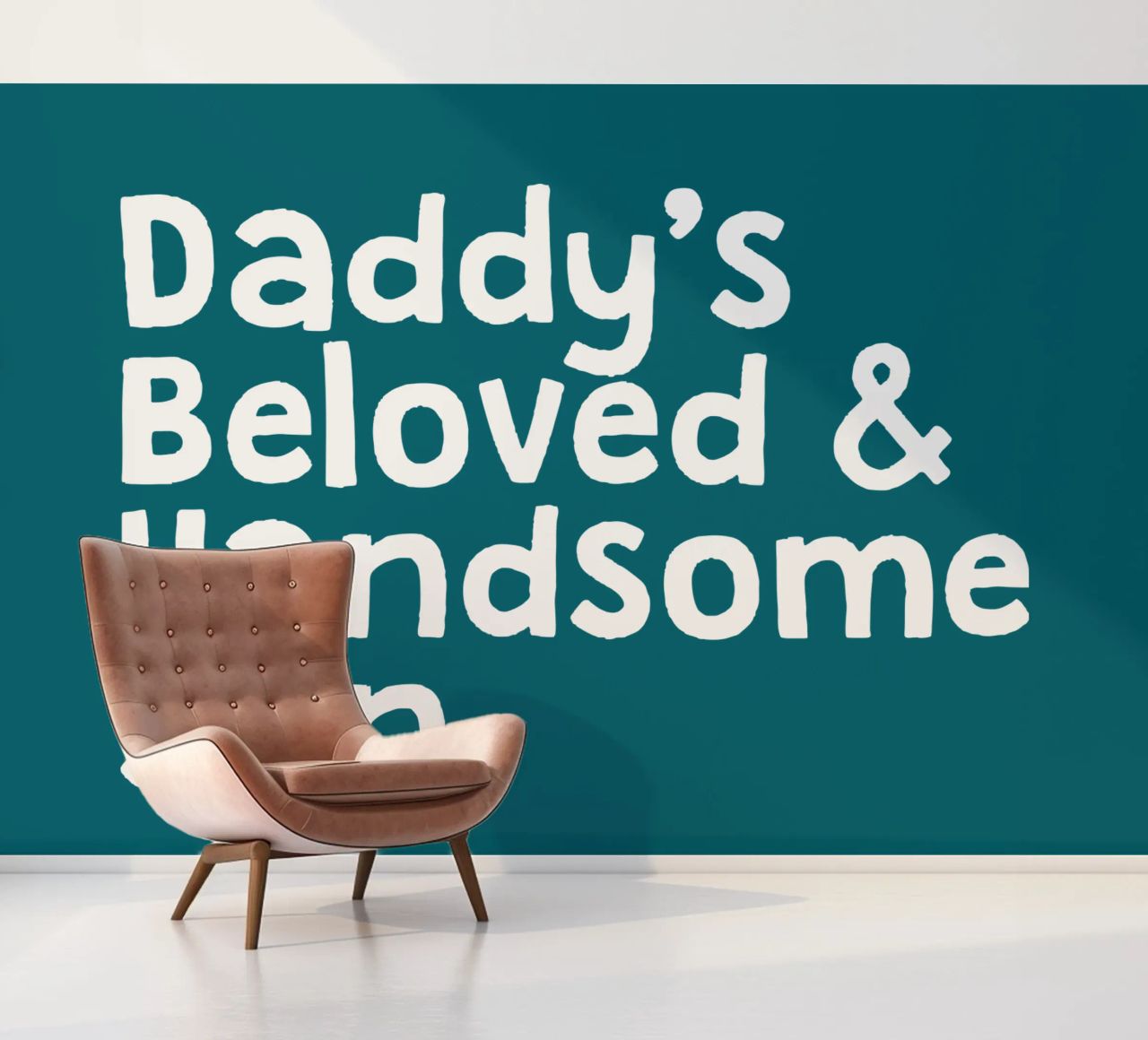 Daddy's handsome and beloved son papier peint photo de happieeagle