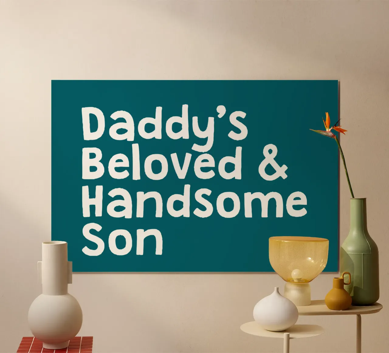 Daddy's handsome and beloved son carta hahnemühle da happieeagle