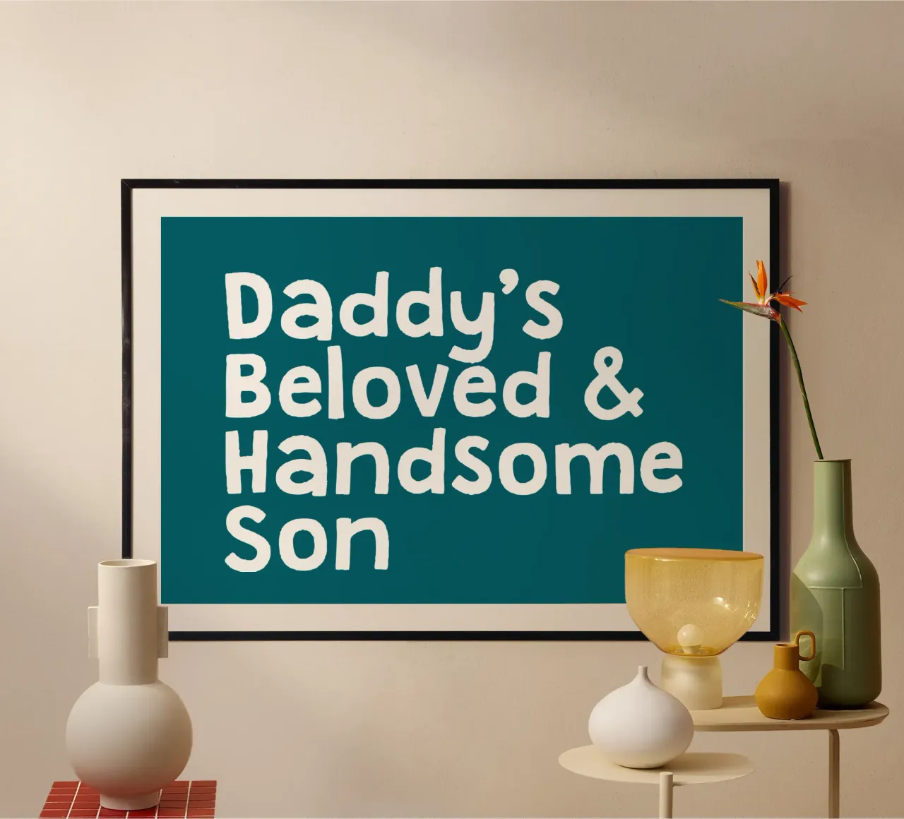 Daddy's handsome and beloved son carta hahnemühle da happieeagle