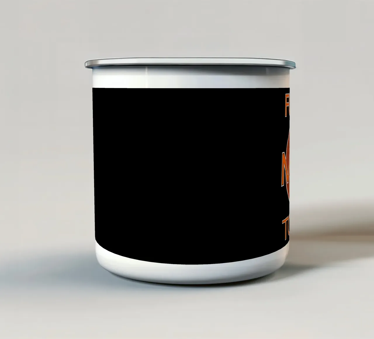 Il futuro turista di Marte tazza in smalto da sillyindustries