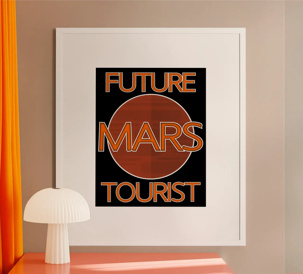 Il futuro turista di Marte carta hahnemühle da sillyindustries