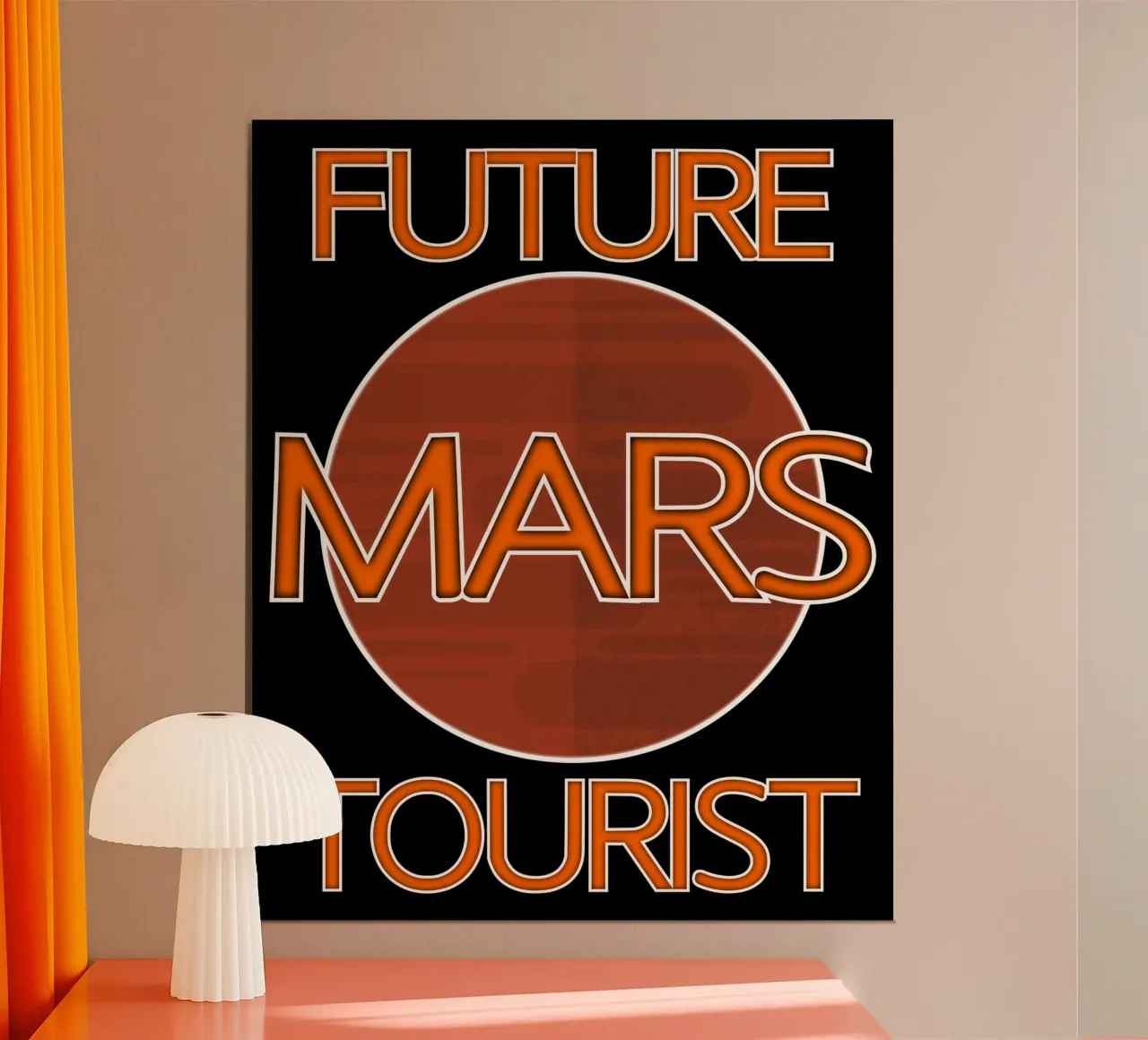 Il futuro turista di Marte carta hahnemühle da sillyindustries