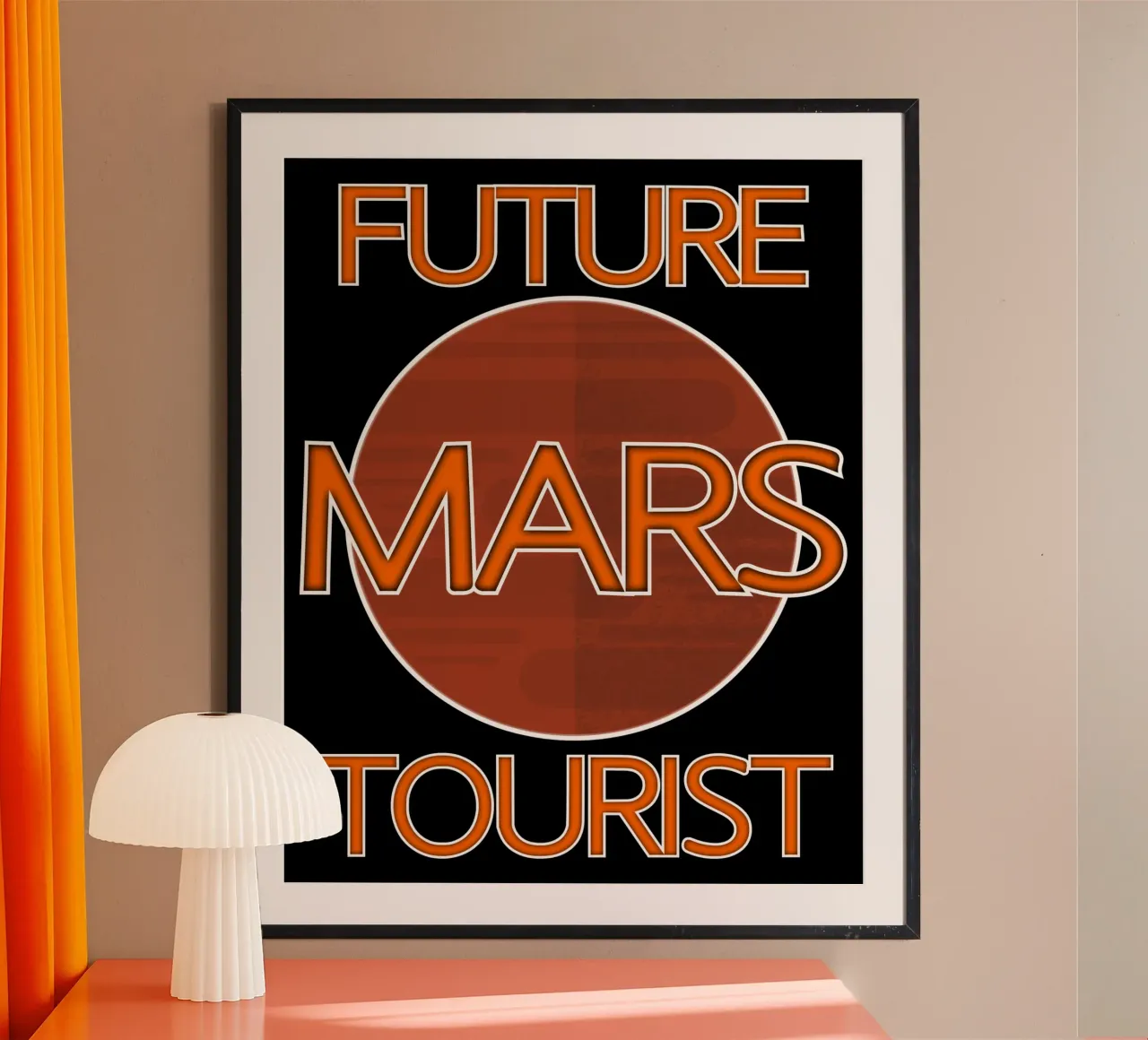 Il futuro turista di Marte carta hahnemühle da sillyindustries
