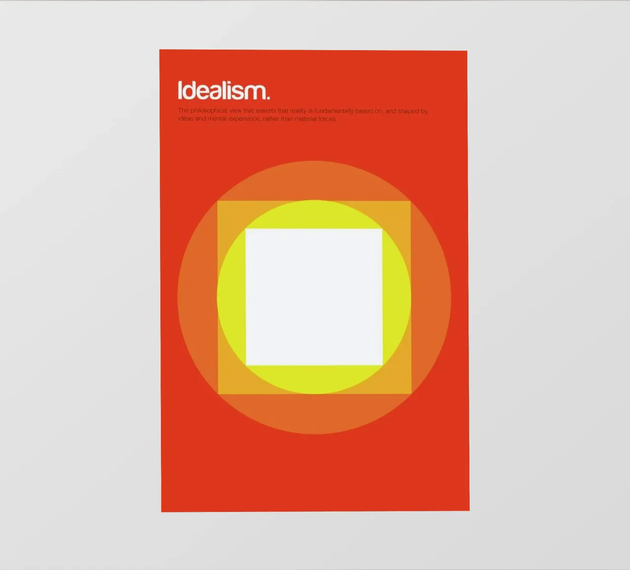 Idealism telo in pvc da Genís Carreras
