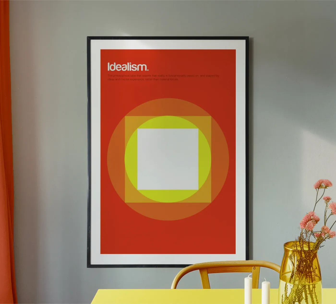 Idealism poster by Genís Carreras