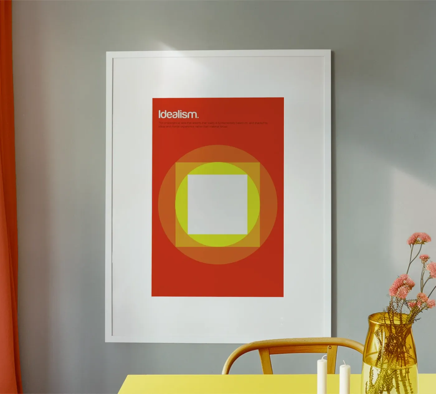 Idealism poster by Genís Carreras