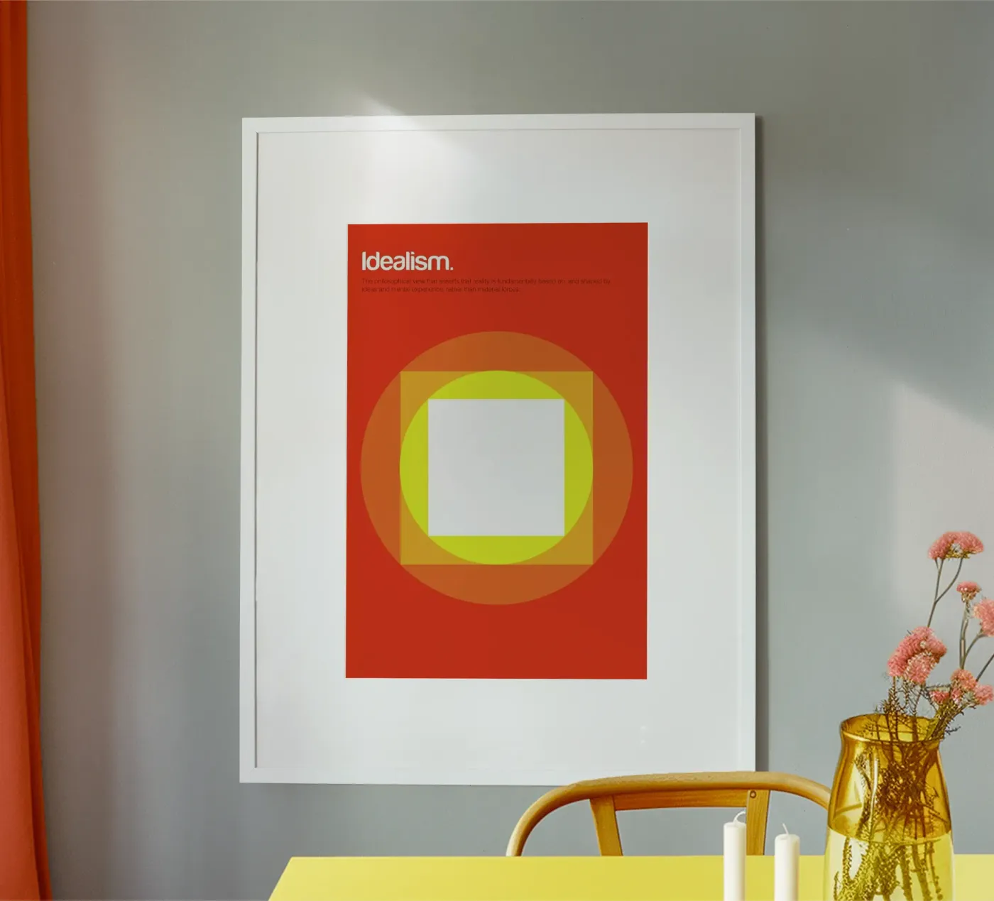 Idealism poster van Genís Carreras