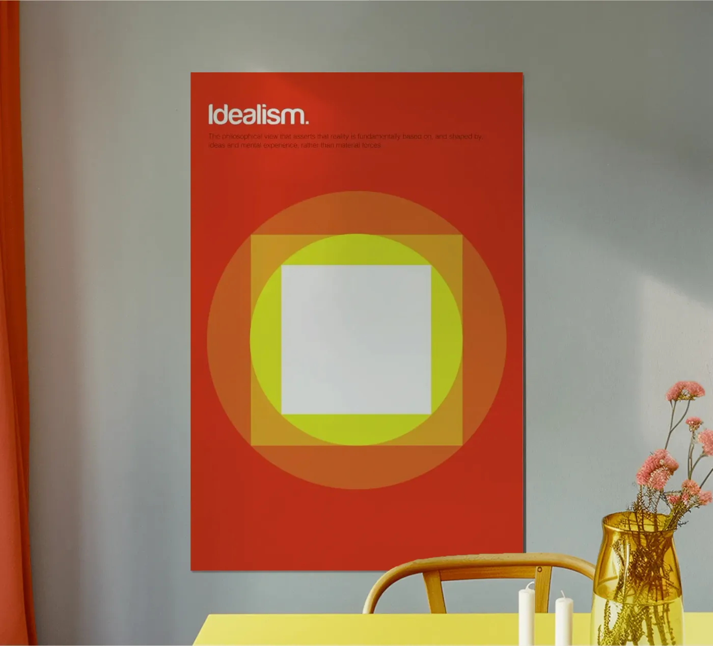 Idealism poster van Genís Carreras