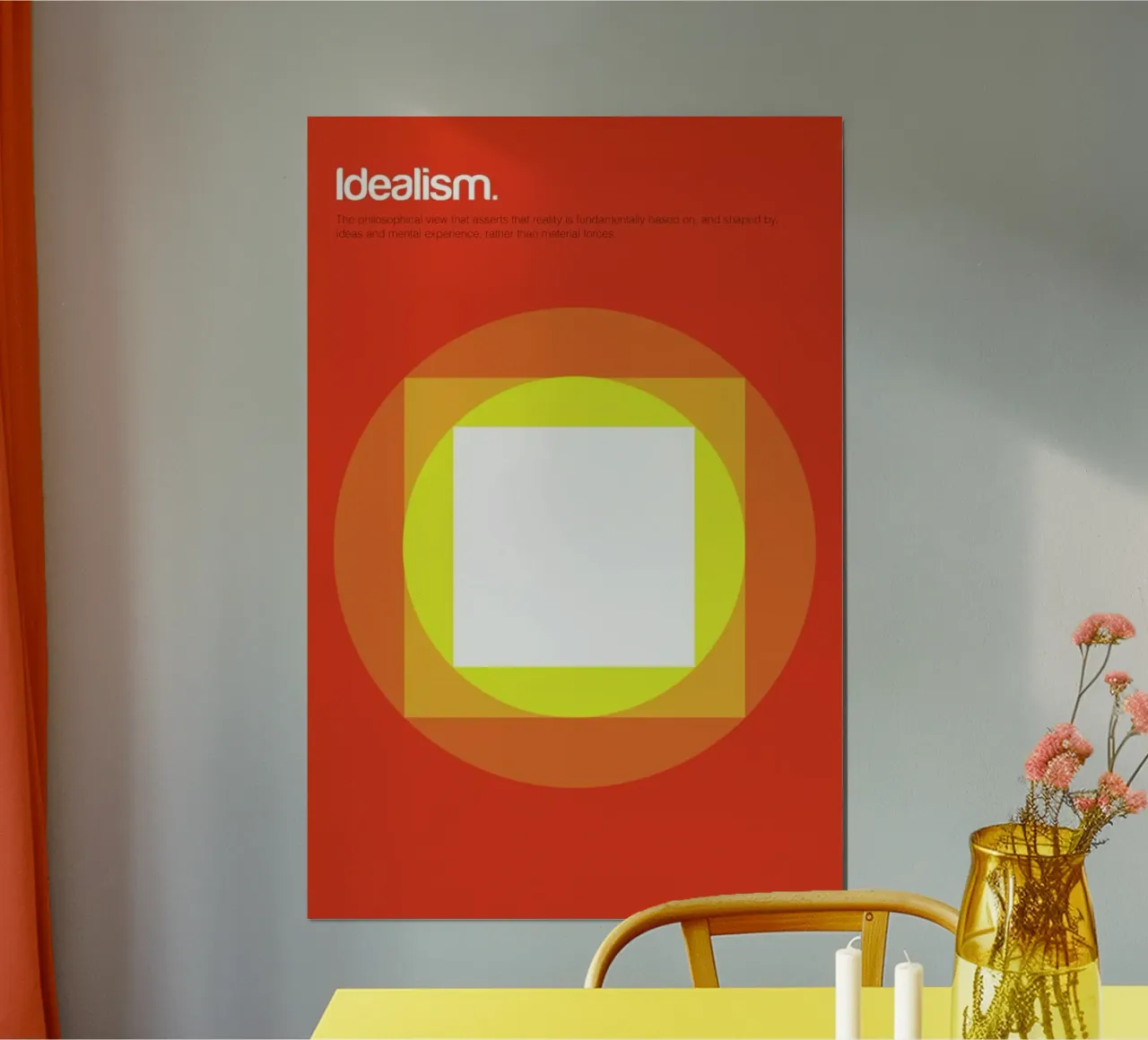 Idealism poster da Genís Carreras