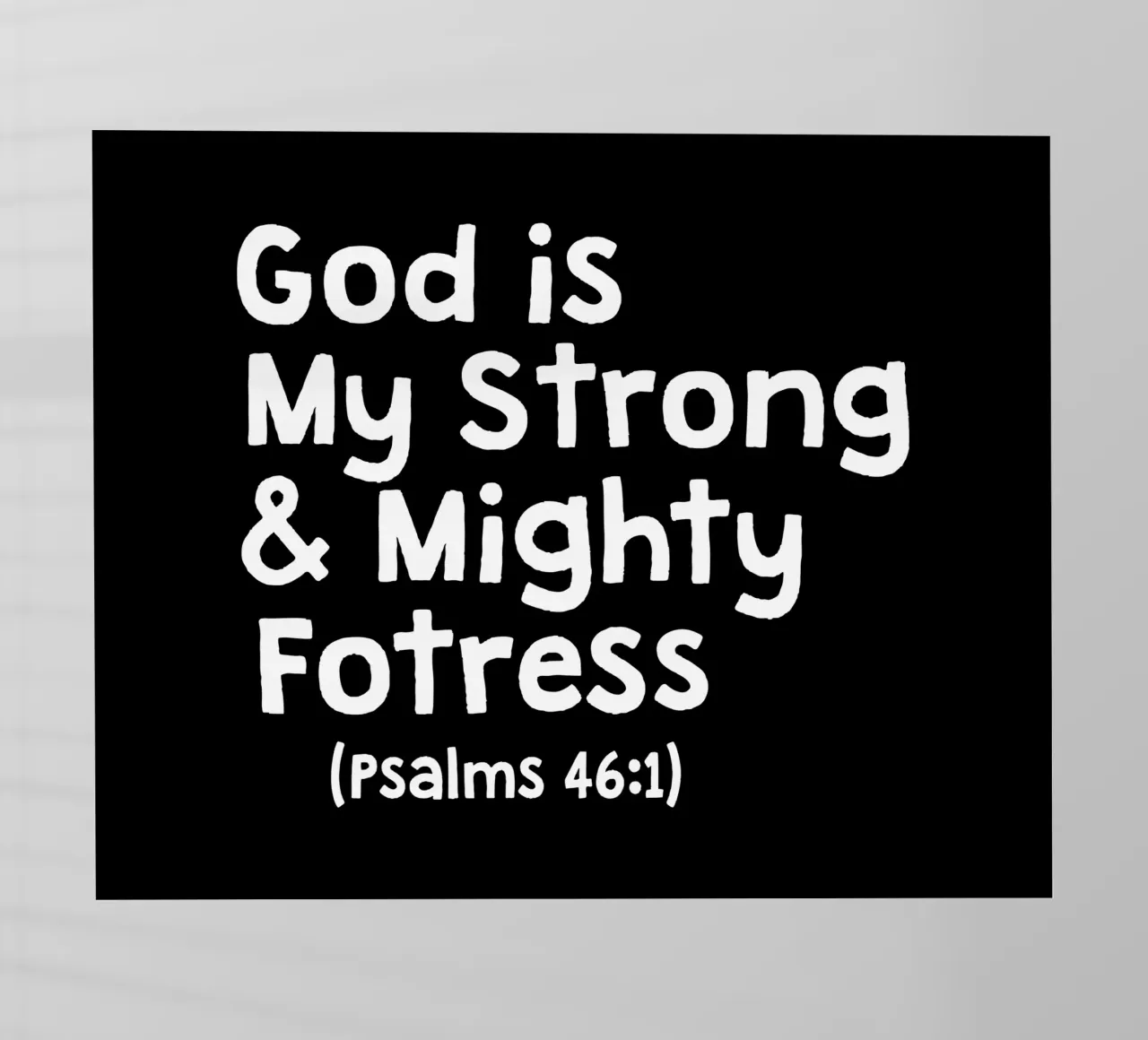 God is my strong and mighty fortress pellicola backlit da happieeagle