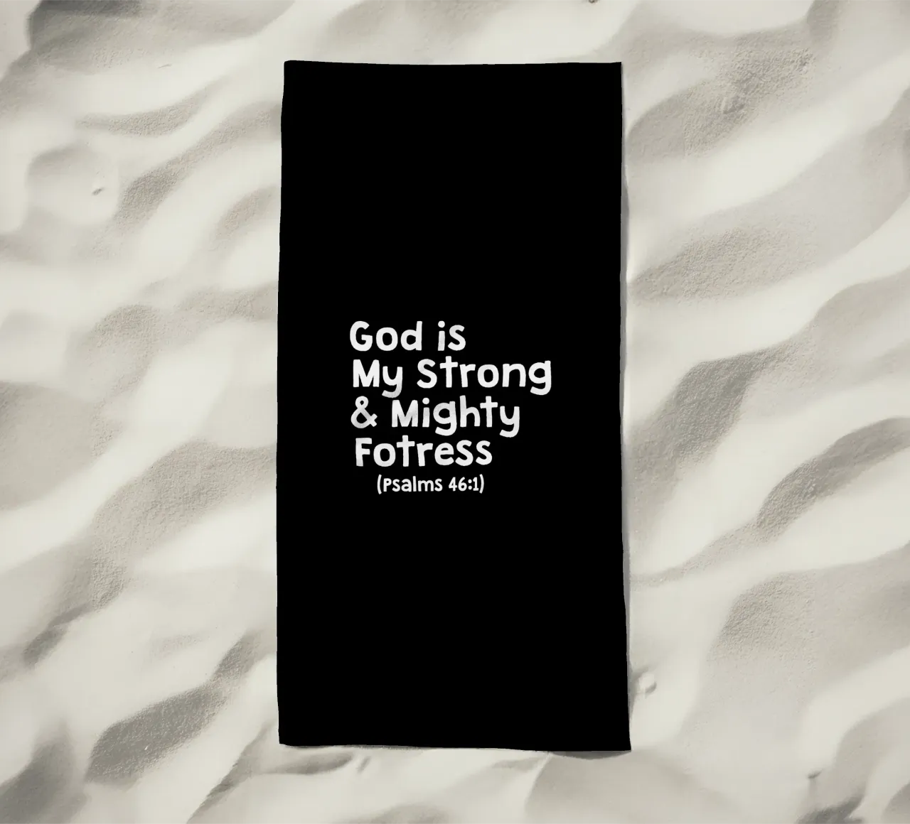 God is my strong and mighty fortress telo mare da happieeagle