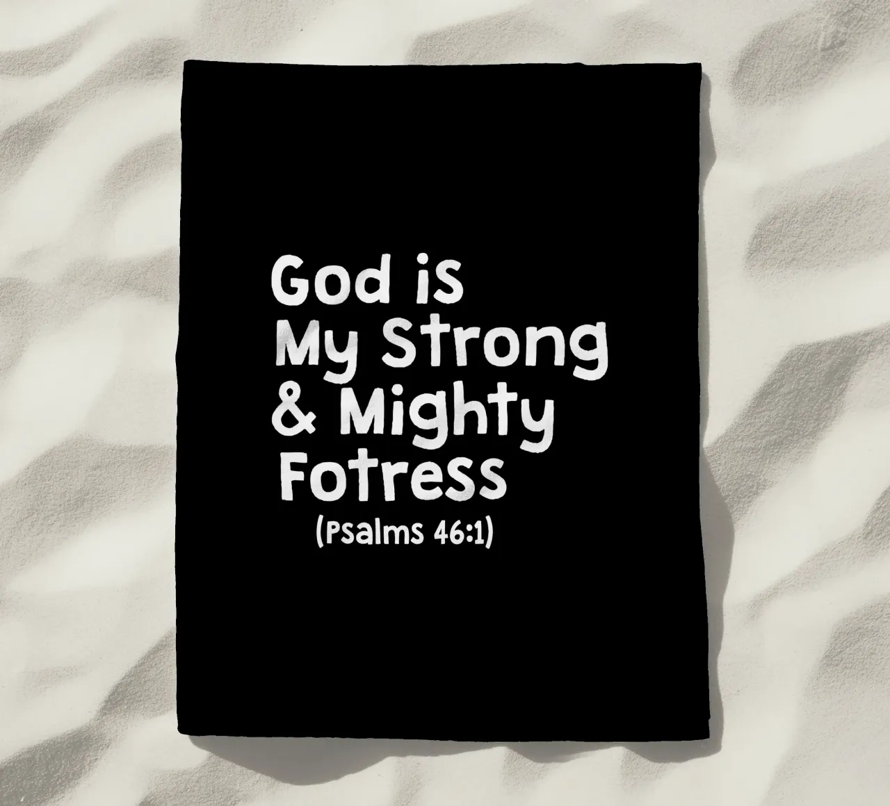 God is my strong and mighty fortress telo mare da happieeagle