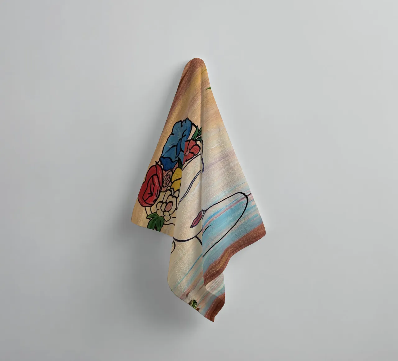 Ma Frida Kahlo towel by Aliciavgz