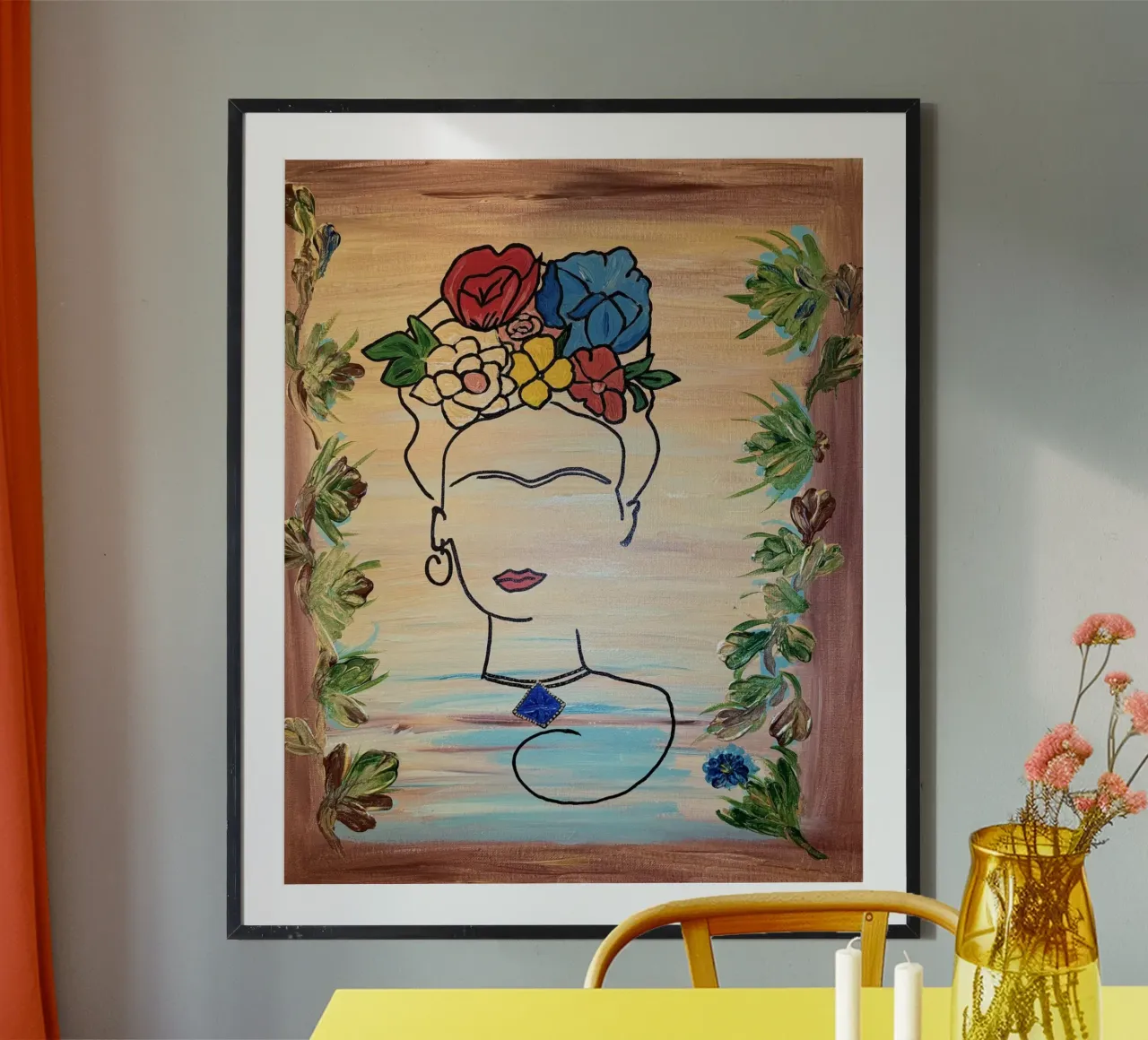 Ma Frida Kahlo carta hahnemühle da Aliciavgz