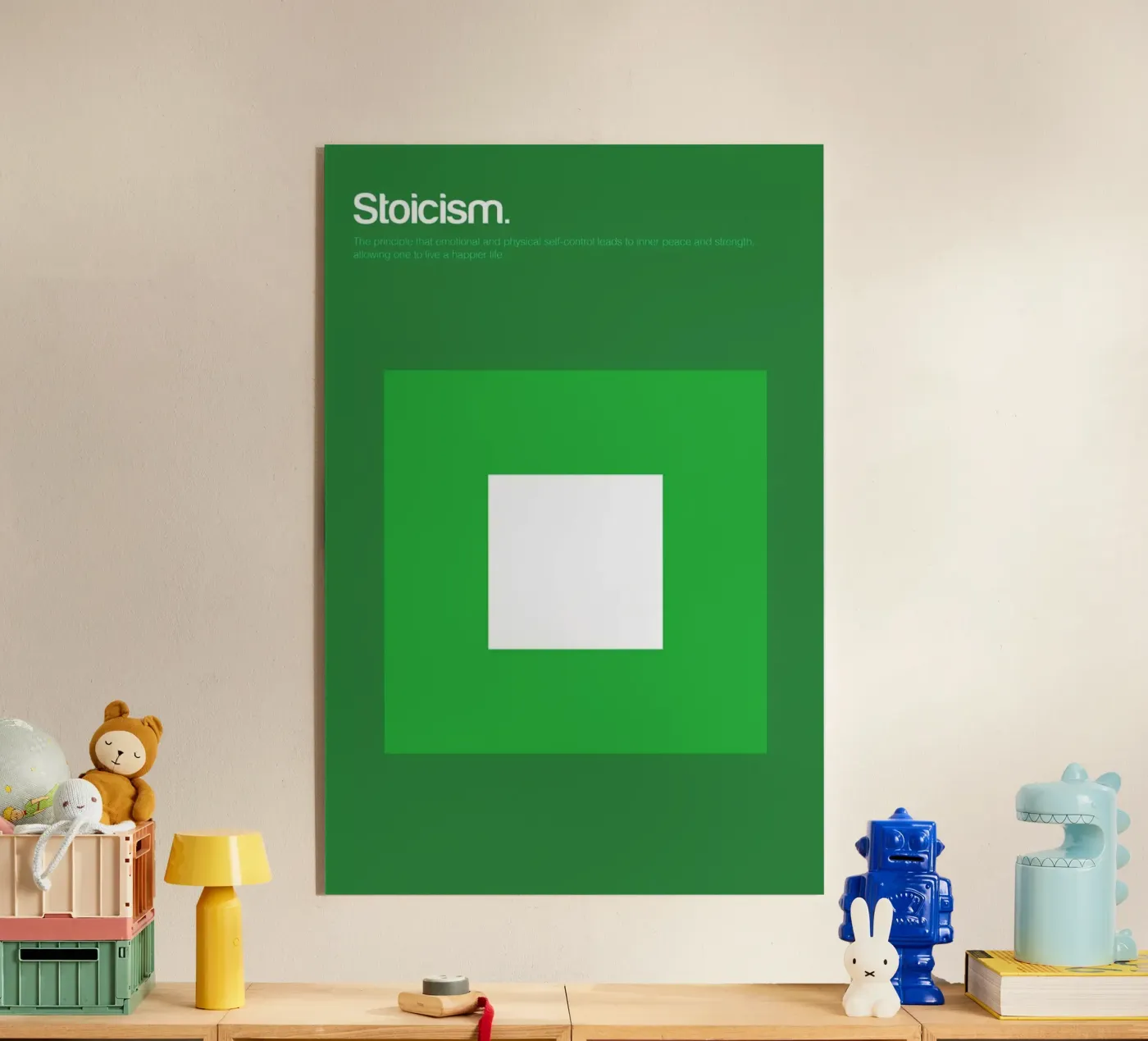 Stoicism Acryl-Glas von Genís Carreras