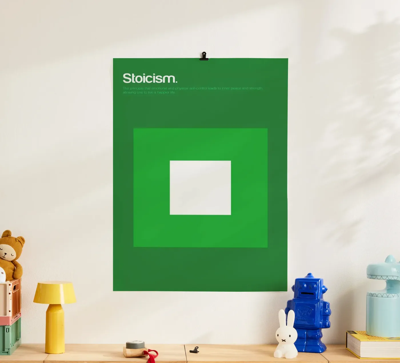 Stoicism Poster von Genís Carreras
