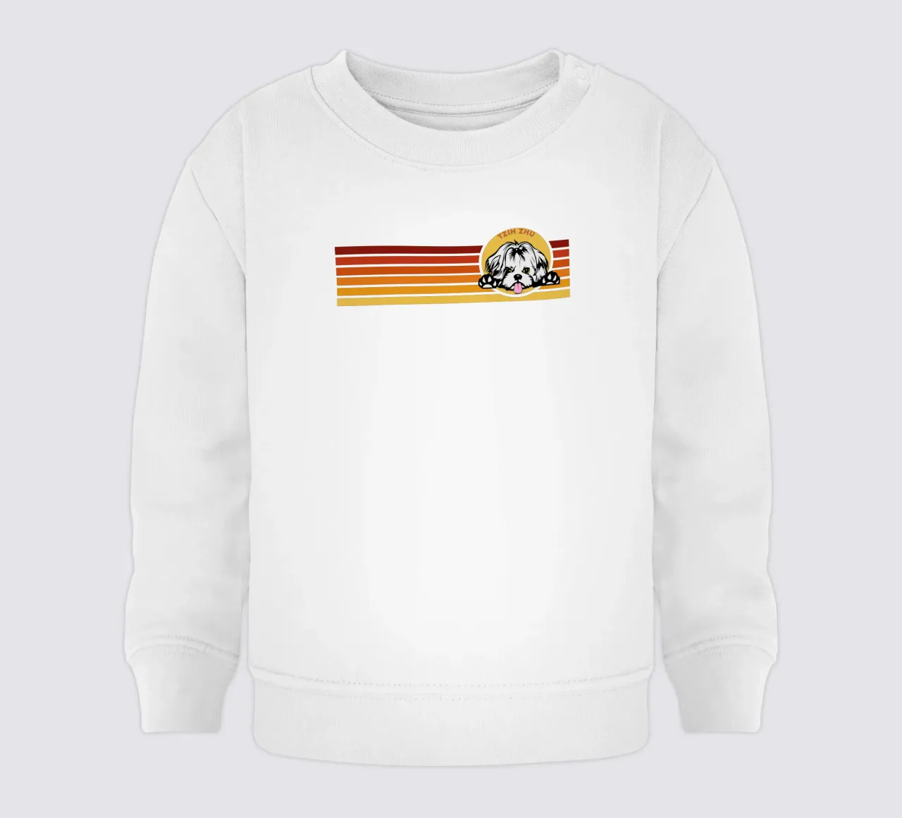 line retro design TZIH ZHU felpa neonato da ririedis