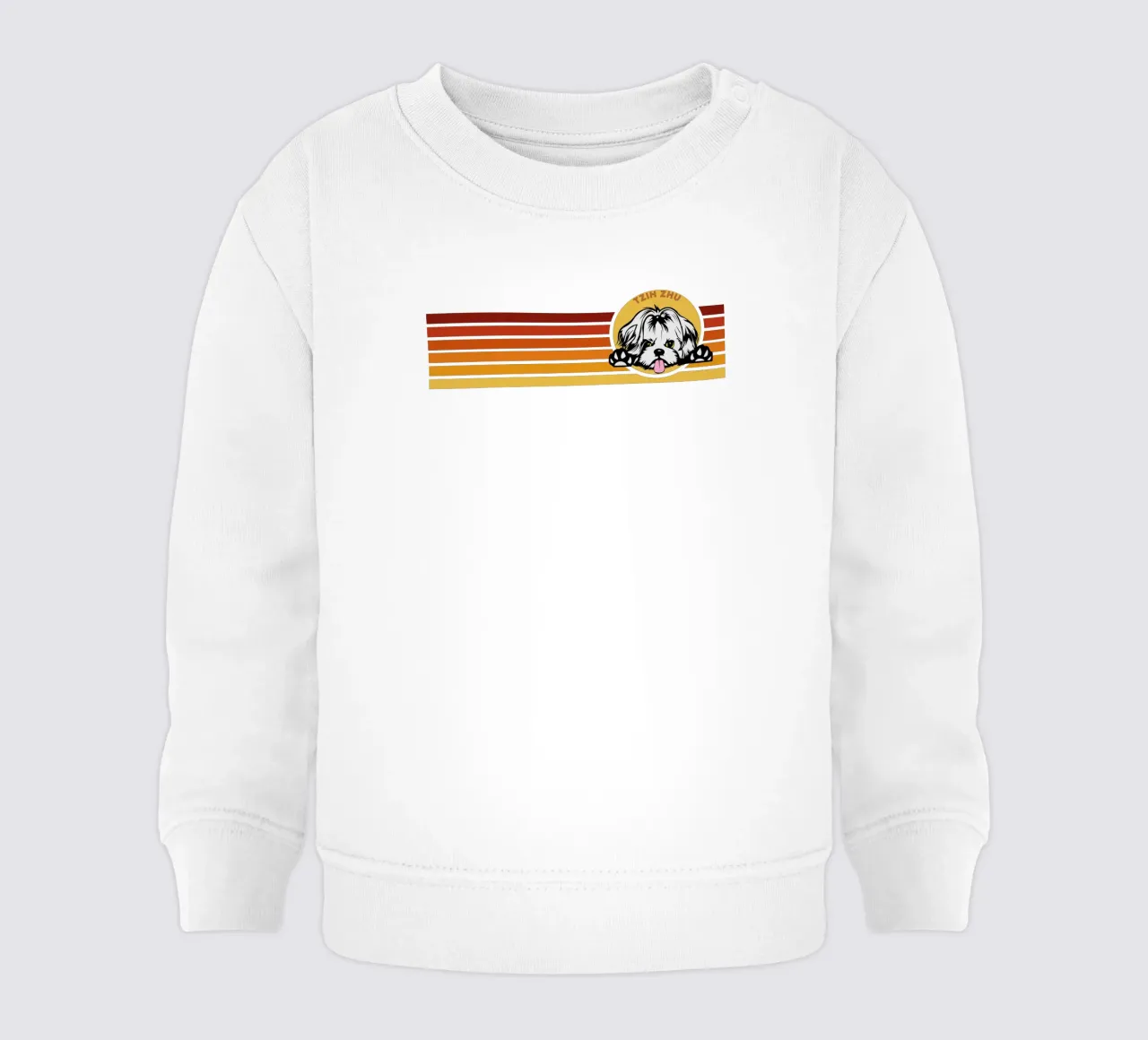 line retro design TZIH ZHU felpa neonato da ririedis