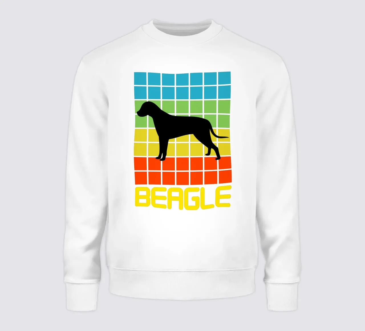BEAGLE QUADRATO RETRÒ felpa da ririedis