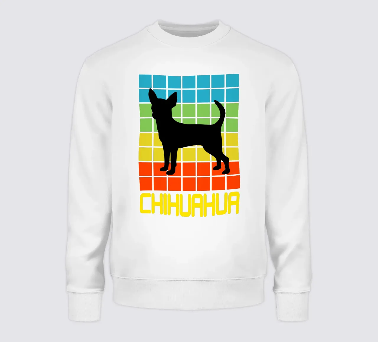 SQUARE RETRO CHIHUAHUA felpa da ririedis