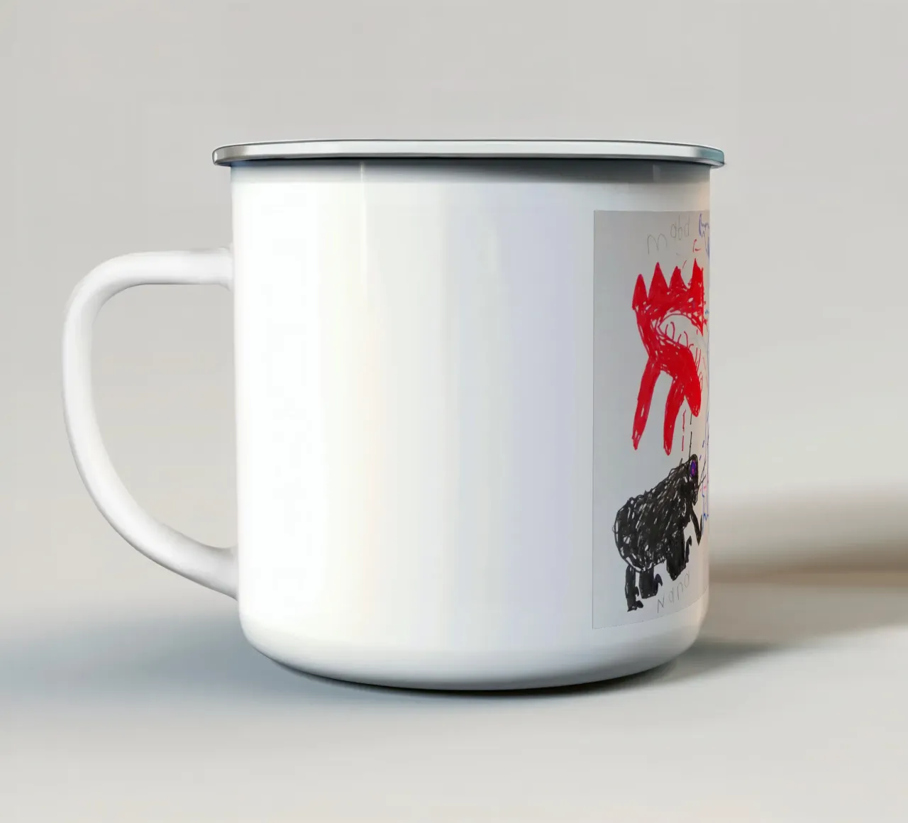 Immagine del mostro numero 1 tazza in smalto da Trash is dada Official