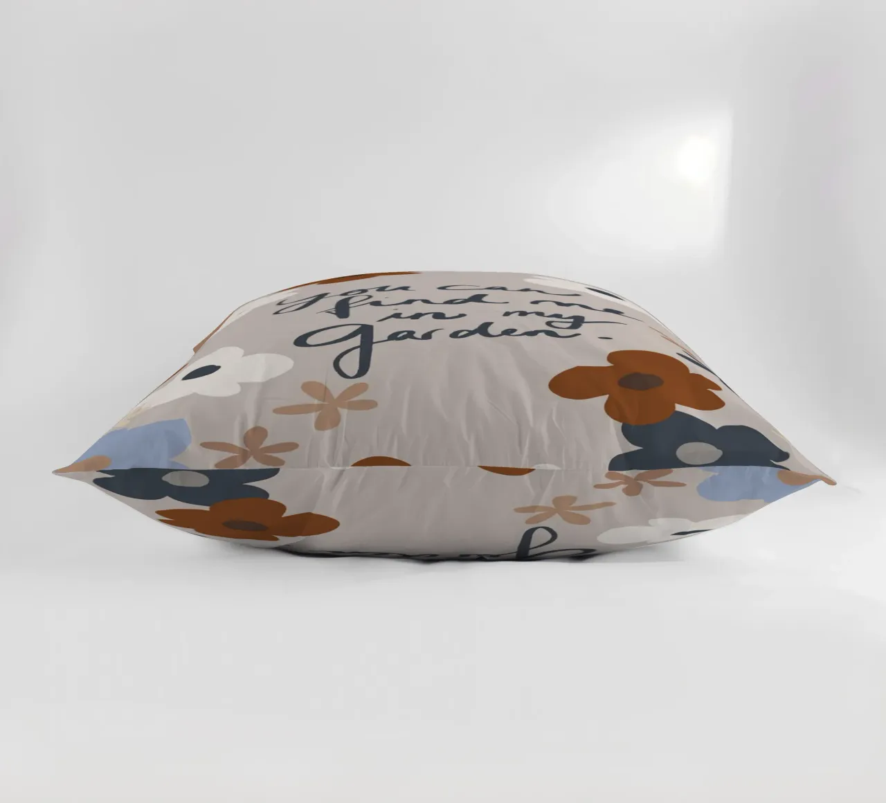 You Can Find Me In My Garden decorative cushion by Studio Memb