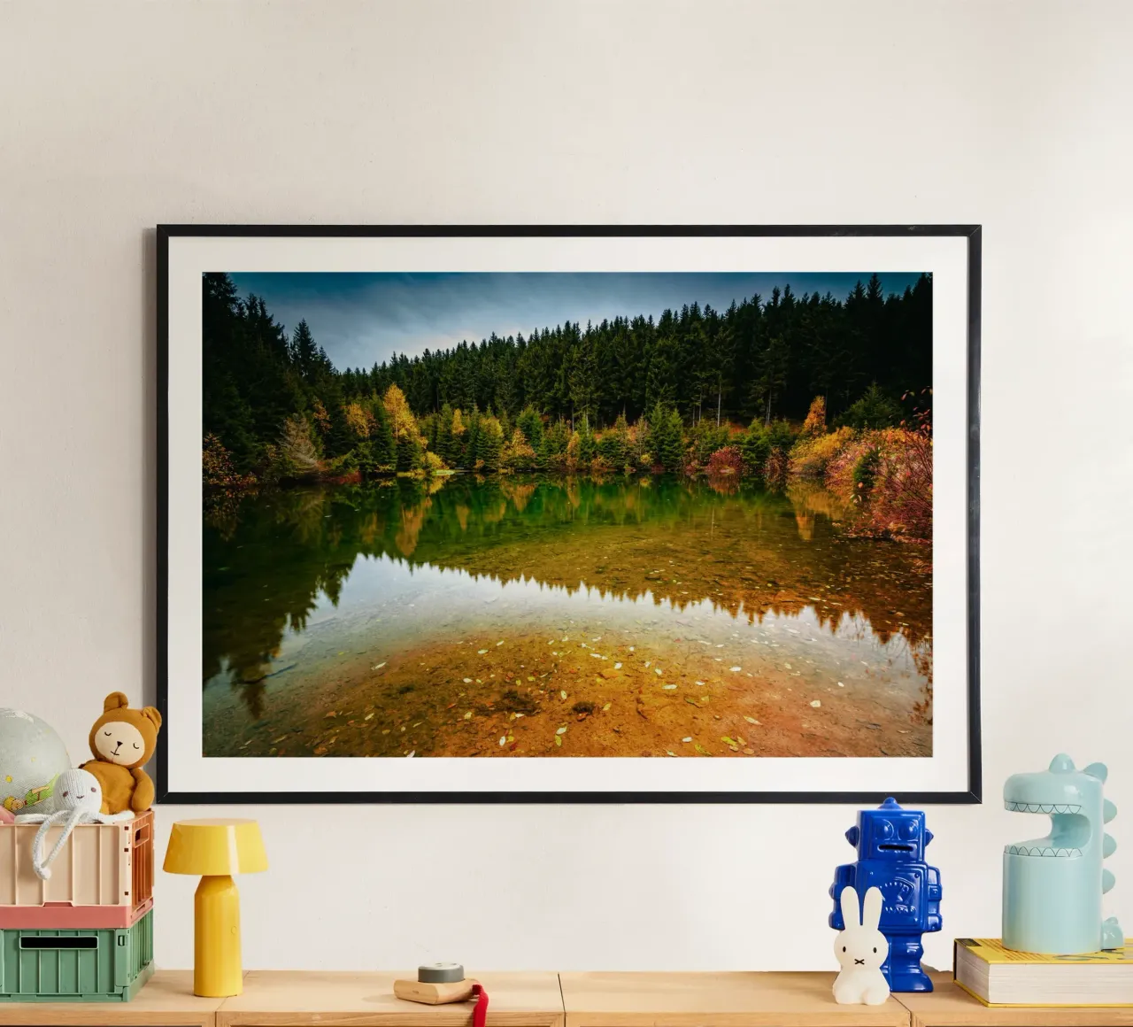 Kleiner See in Oberwiesenthal im Herbst carta hahnemühle da Marcus Beckert | Fotografie