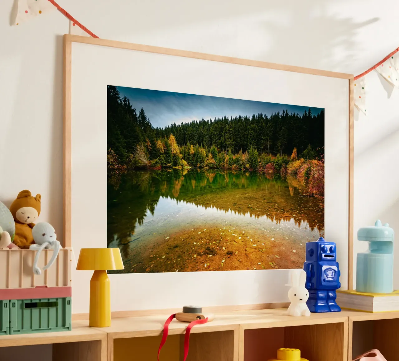 Kleiner See in Oberwiesenthal im Herbst carta hahnemühle da Marcus Beckert | Fotografie