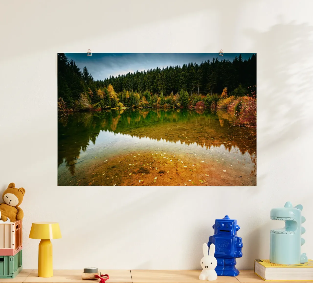 Kleiner See in Oberwiesenthal im Herbst carta hahnemühle da Marcus Beckert | Fotografie